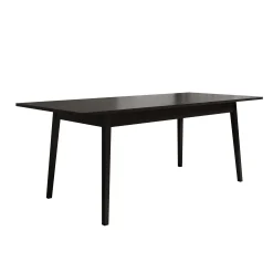 Monor - Eetkamertafel - Zwart - 200x90x76 cm