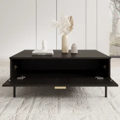Monor - Salontafel - Zwart - 100x66x42 cm