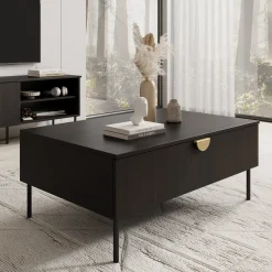 Monor - Salontafel - Zwart - 100x66x42 cm