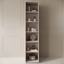 Montalo - Boekenkast - Beige - 45x45x206 cm