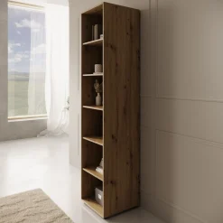 Montalo - Boekenkast - Eikenpatroon - 45x45x206 cm