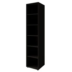 Montalo - Boekenkast - Zwart - 45x45x206 cm