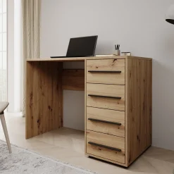 Montalo - Bureau - Eikenpatroon - 120x60x75 cm
