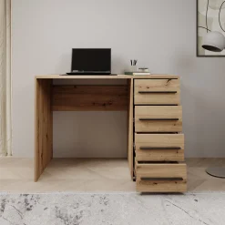 Montalo - Bureau - Eikenpatroon - 120x60x75 cm