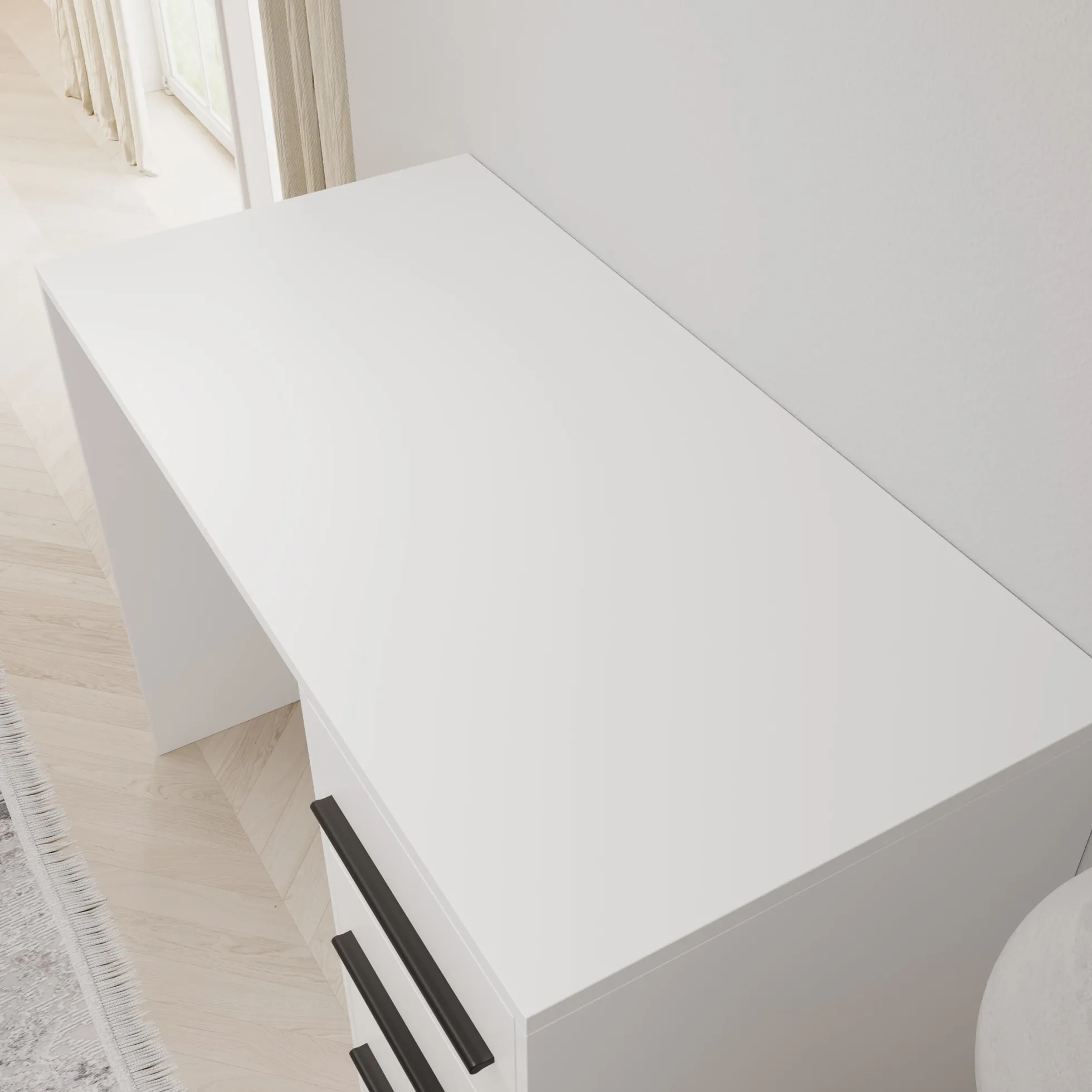 Montalo - Bureau - Wit - 120x60x75 cm