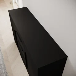Montalo - Dressoir - Zwart - 150x40x87 cm