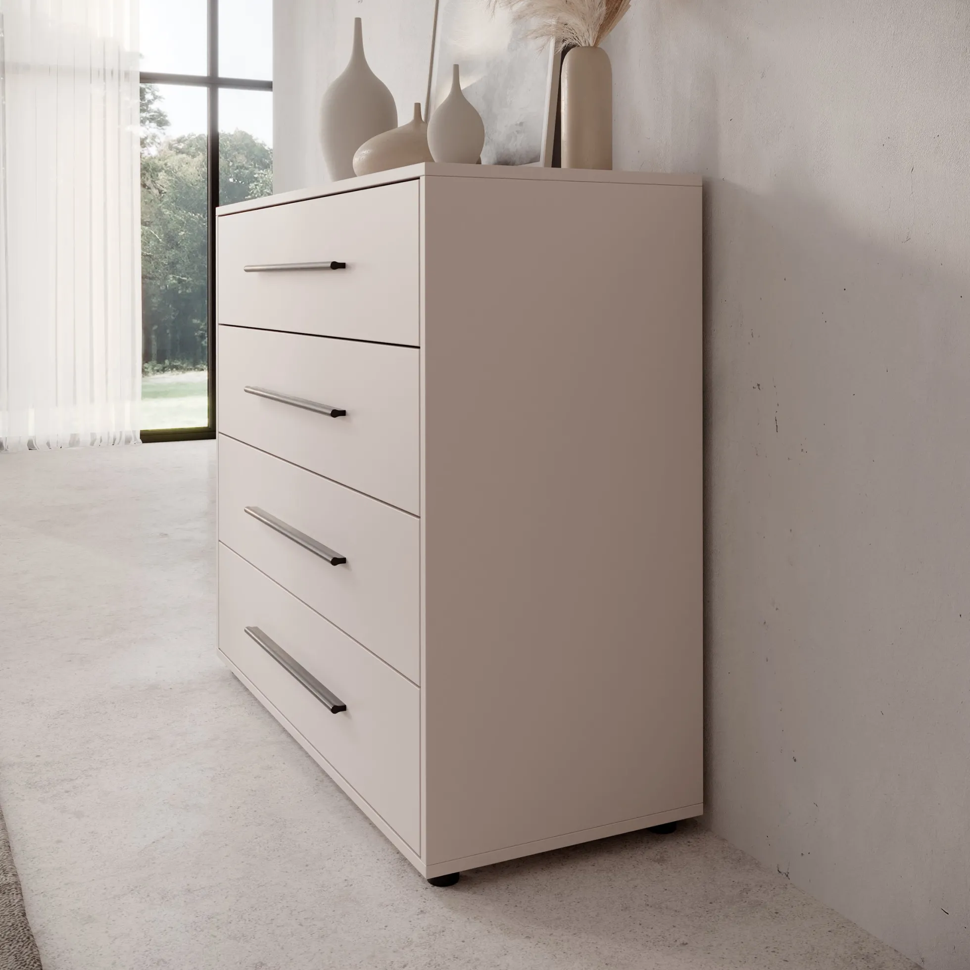 Montalo - Ladekast - Beige - 99x40x87 cm