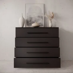 Montalo - Ladekast - Zwart - 99x40x87 cm