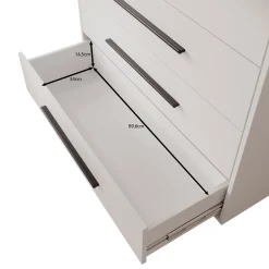 Montalo - Ladekast - Zwart - 99x40x87 cm