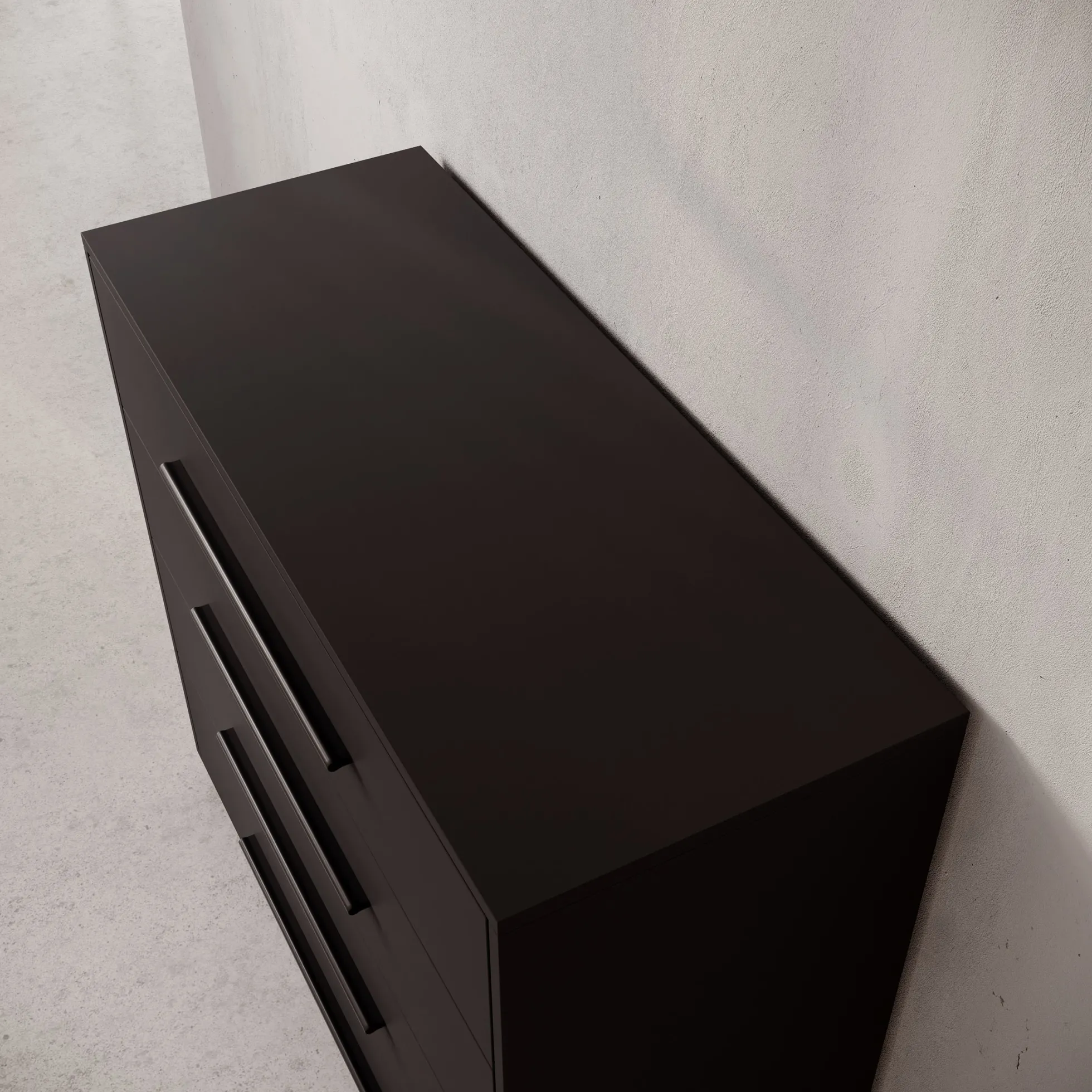 Montalo - Ladekast - Zwart - 99x40x87 cm
