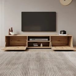 Montalo - TV-Meubel - Eikenpatroon - 190x40x38 cm