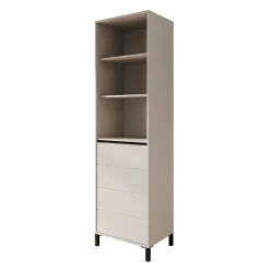 Montellini - Boekenkast - Beige - 55x40x193 cm
