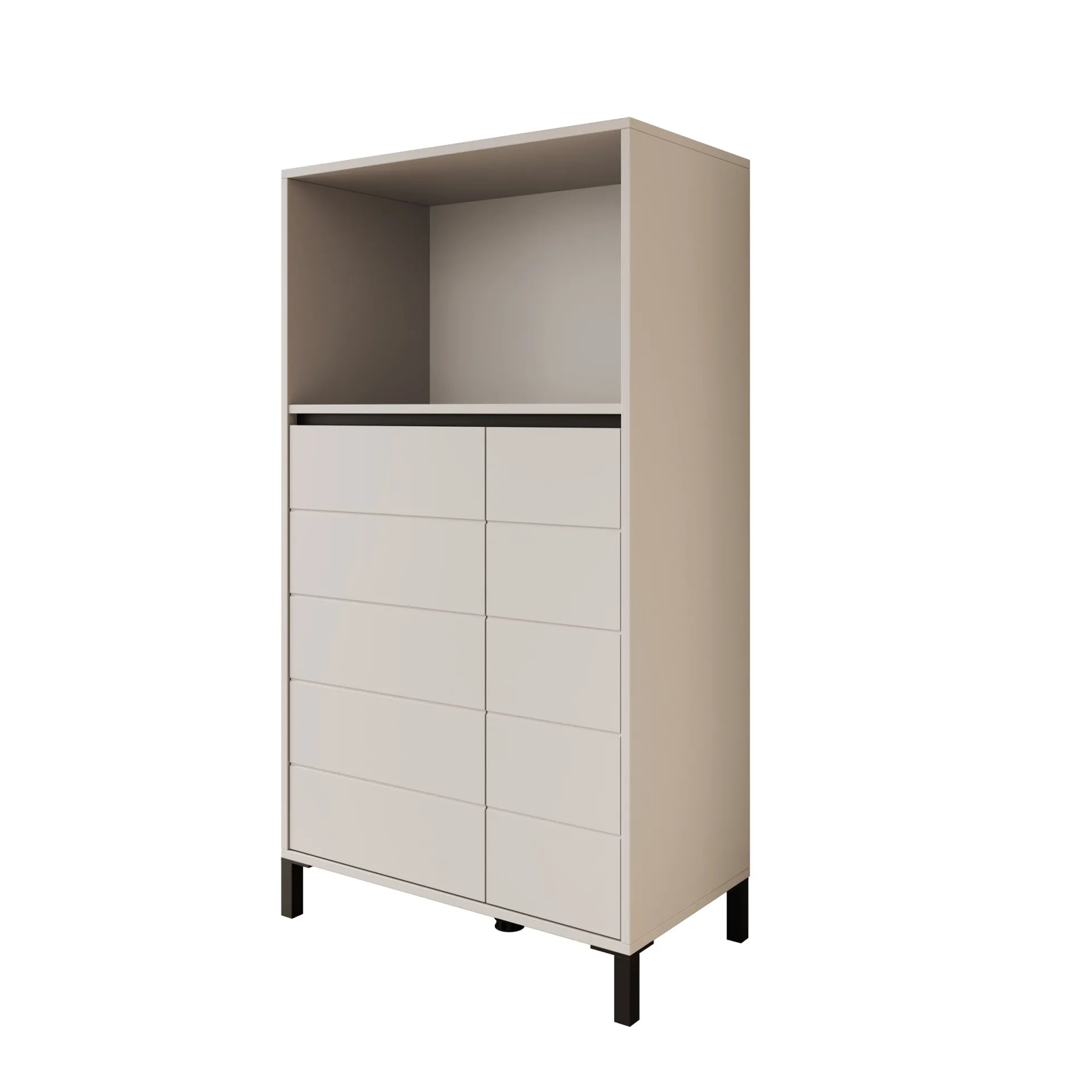 Montellini - Dressoir - Beige - 74x40x135 cm