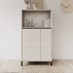 Montellini - Dressoir - Beige - 74x40x135 cm