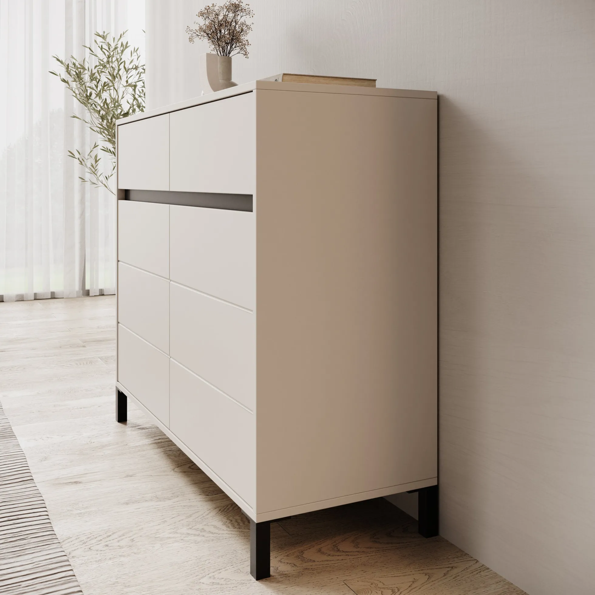 Montellini - Dressoir - Beige - 106x40x90 cm