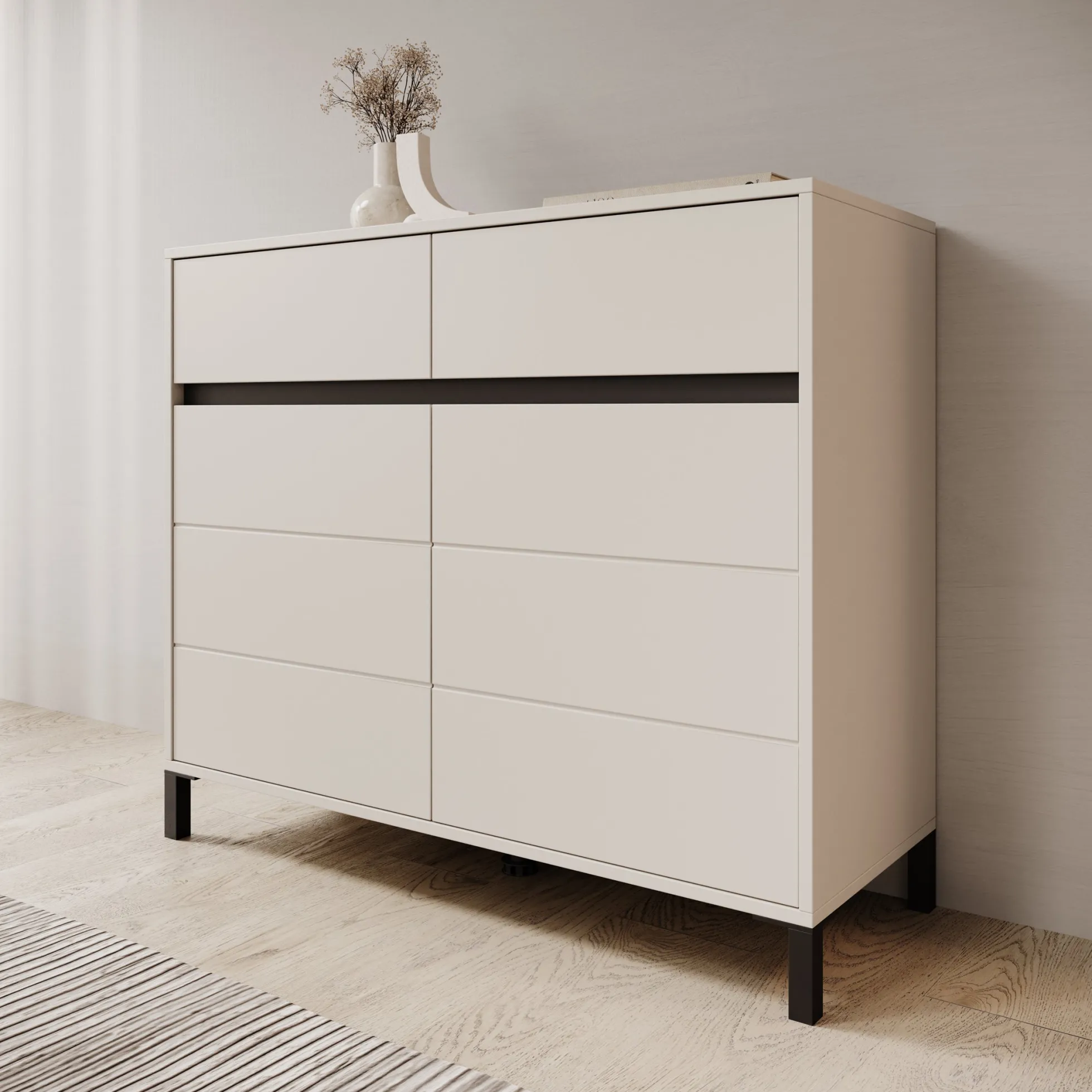 Montellini - Dressoir - Beige - 106x40x90 cm