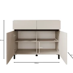 Montellini - Dressoir - Beige - 106x40x90 cm