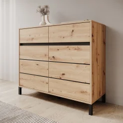 Montellini - Dressoir - Eikenpatroon - 106x40x90 cm