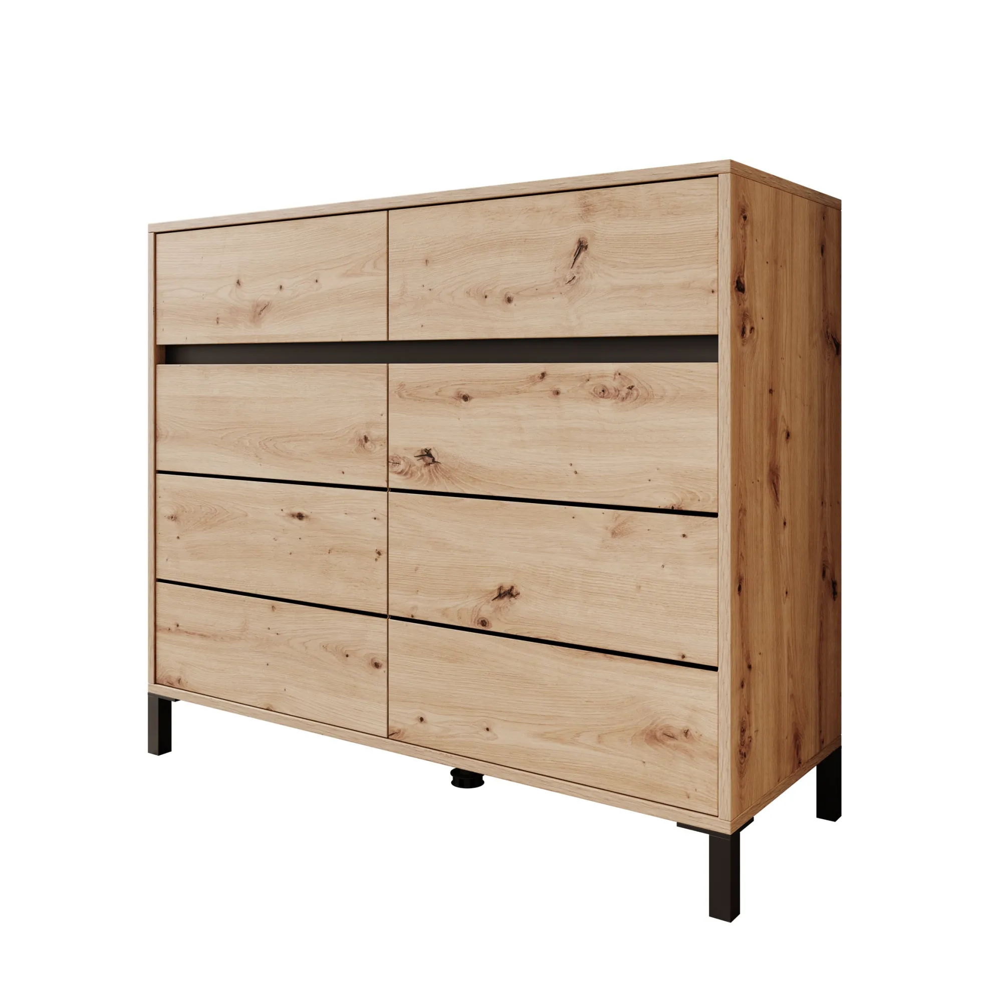 Montellini - Dressoir - Eikenpatroon - 106x40x90 cm