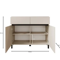 Montellini - Dressoir - Eikenpatroon - 106x40x90 cm