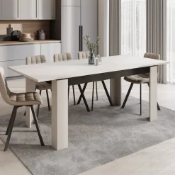 Montellini - Eetkamertafel - Beige - 160x90x77 cm
