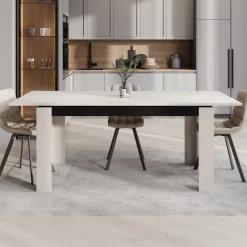 Montellini - Eetkamertafel - Beige - 160x90x77 cm