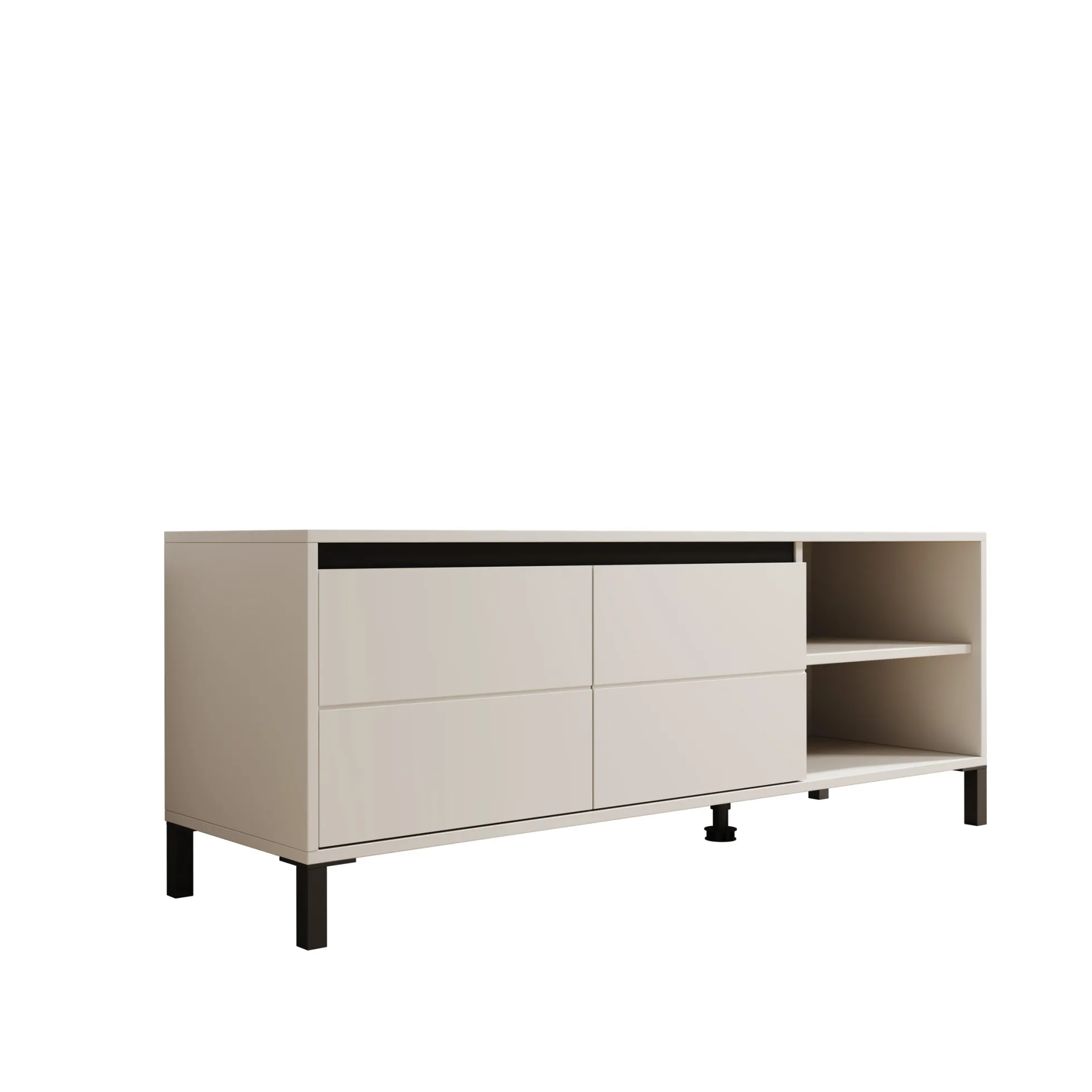 Montellini - TV-Meubel - Beige - 138x40x52 cm