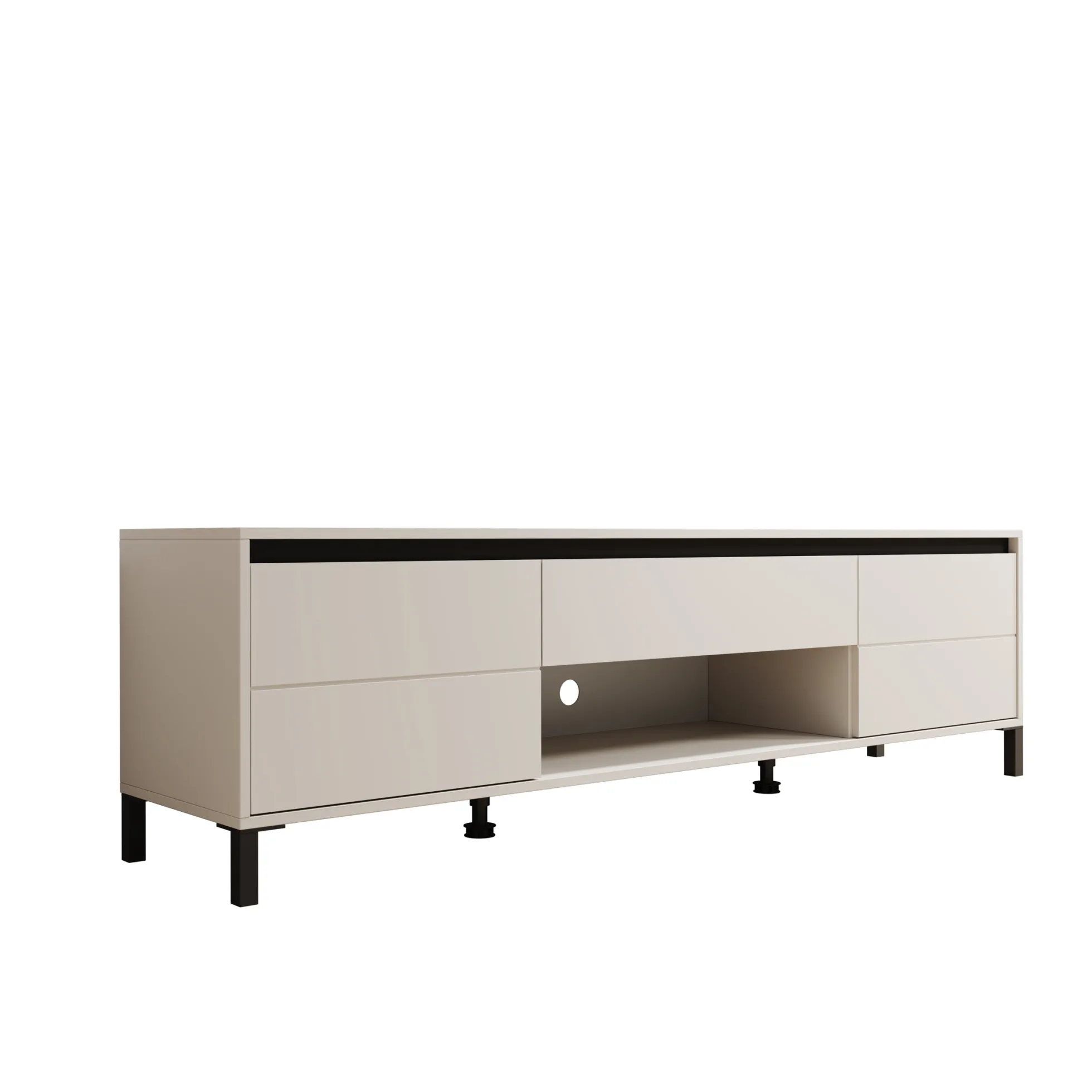 Montellini - TV-Meubel - Beige - 183x40x52 cm