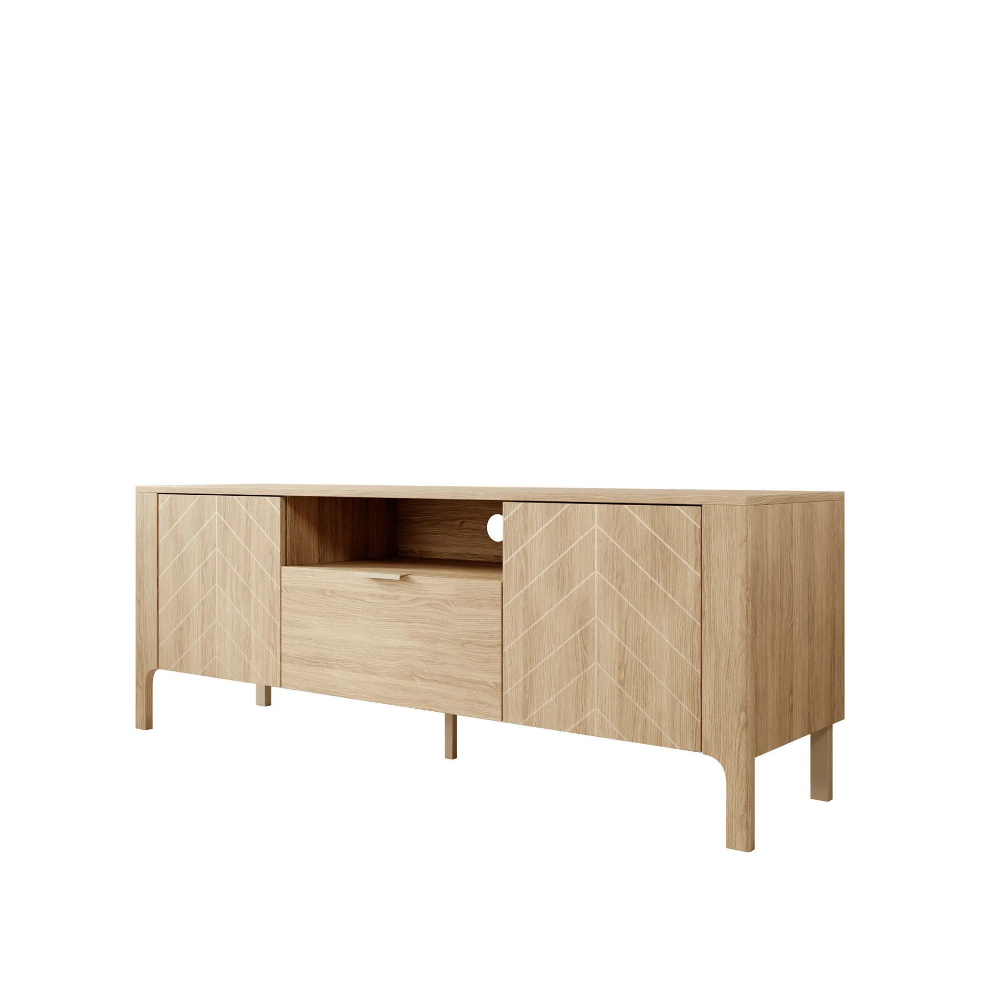 Montera - TV-Meubel - Eikenpatroon - 160x41x58 cm