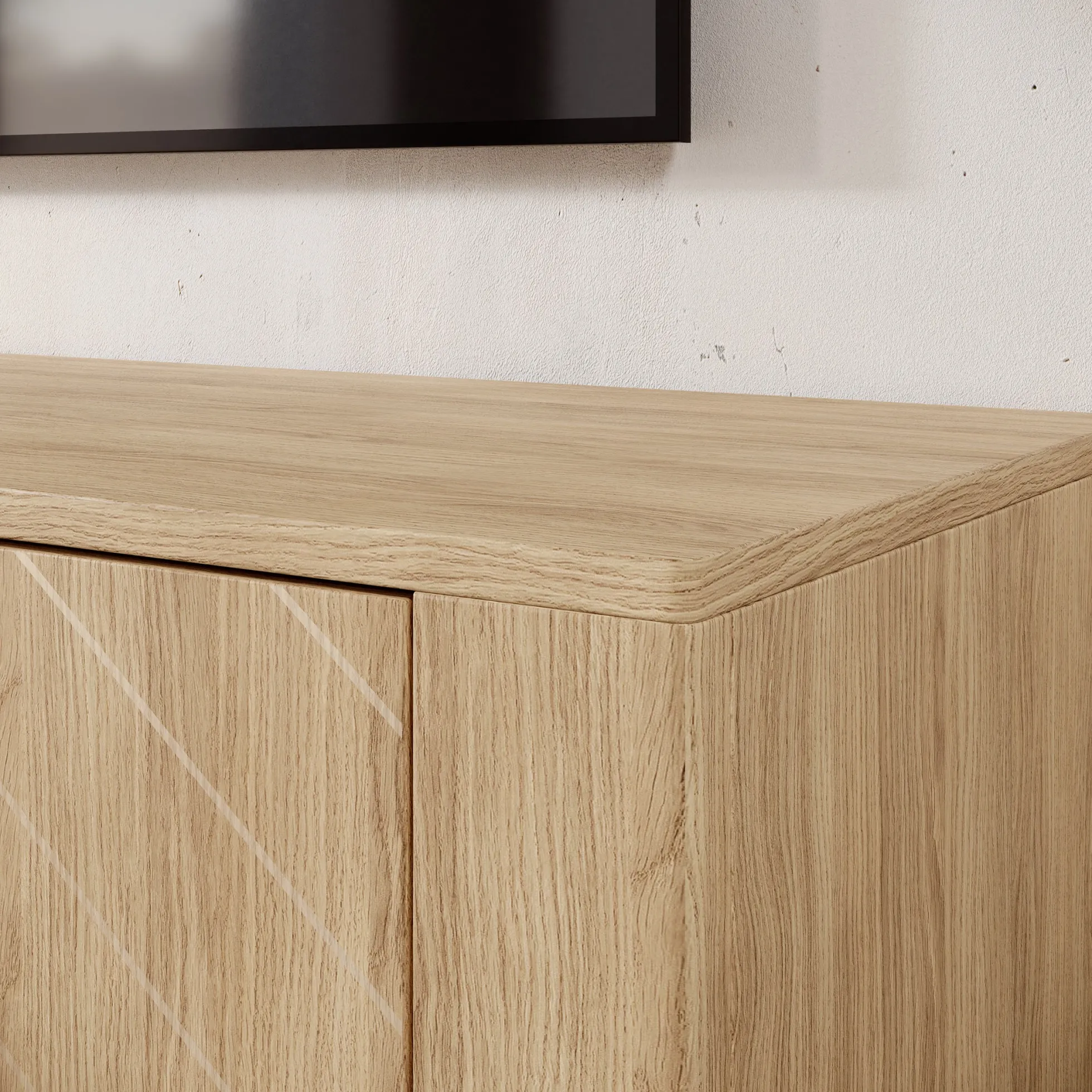 Montera - TV-Meubel - Eikenpatroon - 160x41x58 cm