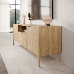 Montera - TV-Meubel - Eikenpatroon - 160x41x58 cm