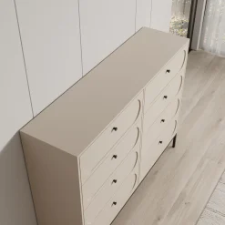 Montserrat - Ladekast met 8 lades - Beige - 150x40x115 cm