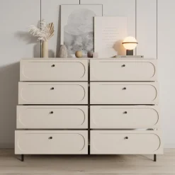 Montserrat - Ladekast met 8 lades - Beige - 150x40x115 cm