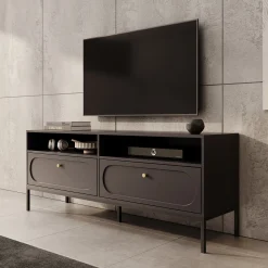 Montserrat - TV-Meubel - Zwart - 150x40x60 cm