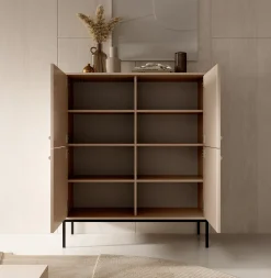 Moreno 2 - Dressoir - Beige - 104x39x125 cm