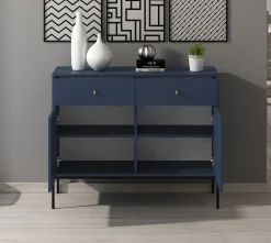 Moreno - Dressoir - Blauw - 104x39x83 cm