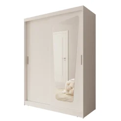 Moyo - Kledingkast met 2 schuifdeuren - Wit - 150x62x200 cm