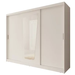 Moyo - Kledingkast met 3 schuifdeuren - Wit - 250x62x200 cm
