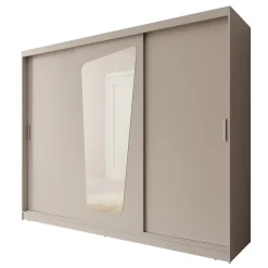 Moyo - Kledingkast met 3 schuifdeuren - Beige - 250x62x200 cm