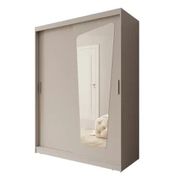 Moyo - Kledingkast met 2 schuifdeuren - Beige - 150x62x200 cm