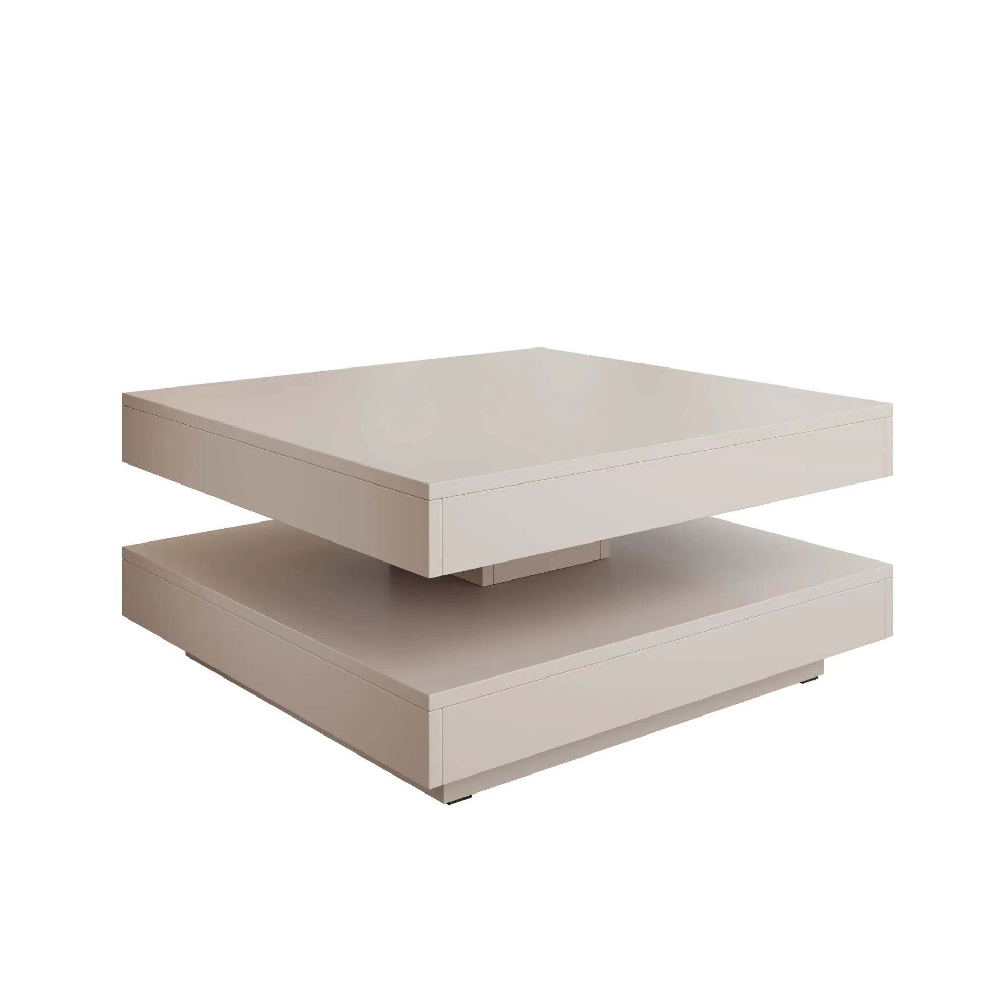 Nao - Salontafel - Beige - 70x70x34 cm