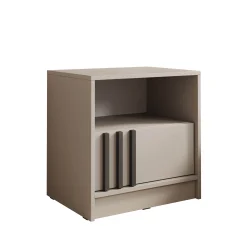 Nauru - Nachtkastje - Beige - 51x38x52 cm
