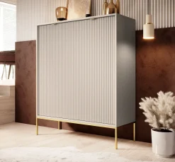 Navil 2 - Dressoir - Beige - 104x39x125 cm
