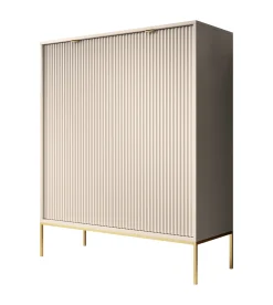 Navil 2 - Dressoir - Beige - 104x39x125 cm