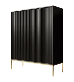 Navil 2 - Dressoir - Zwart - 104x39x125 cm