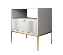 Navil 2 - Nachtkastje - Wit - 54x39x56 cm