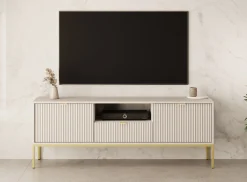 Navil 2 - TV-Meubel - Beige - 154x39x56 cm