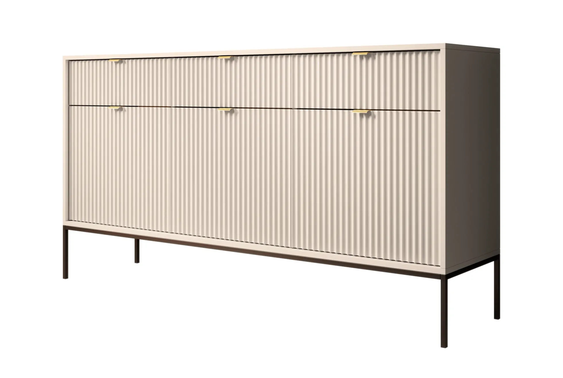 Navil - Dressoir - Beige - 154x39x83 cm