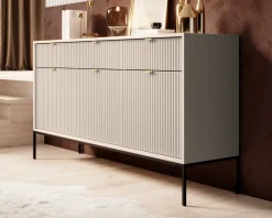 Navil - Dressoir - Beige - 154x39x83 cm