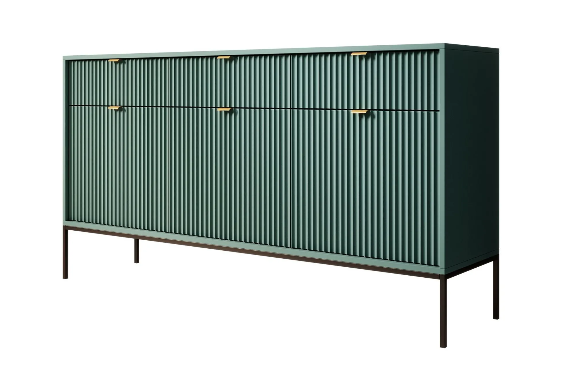 Navil - Dressoir - Groen - 154x39x83 cm